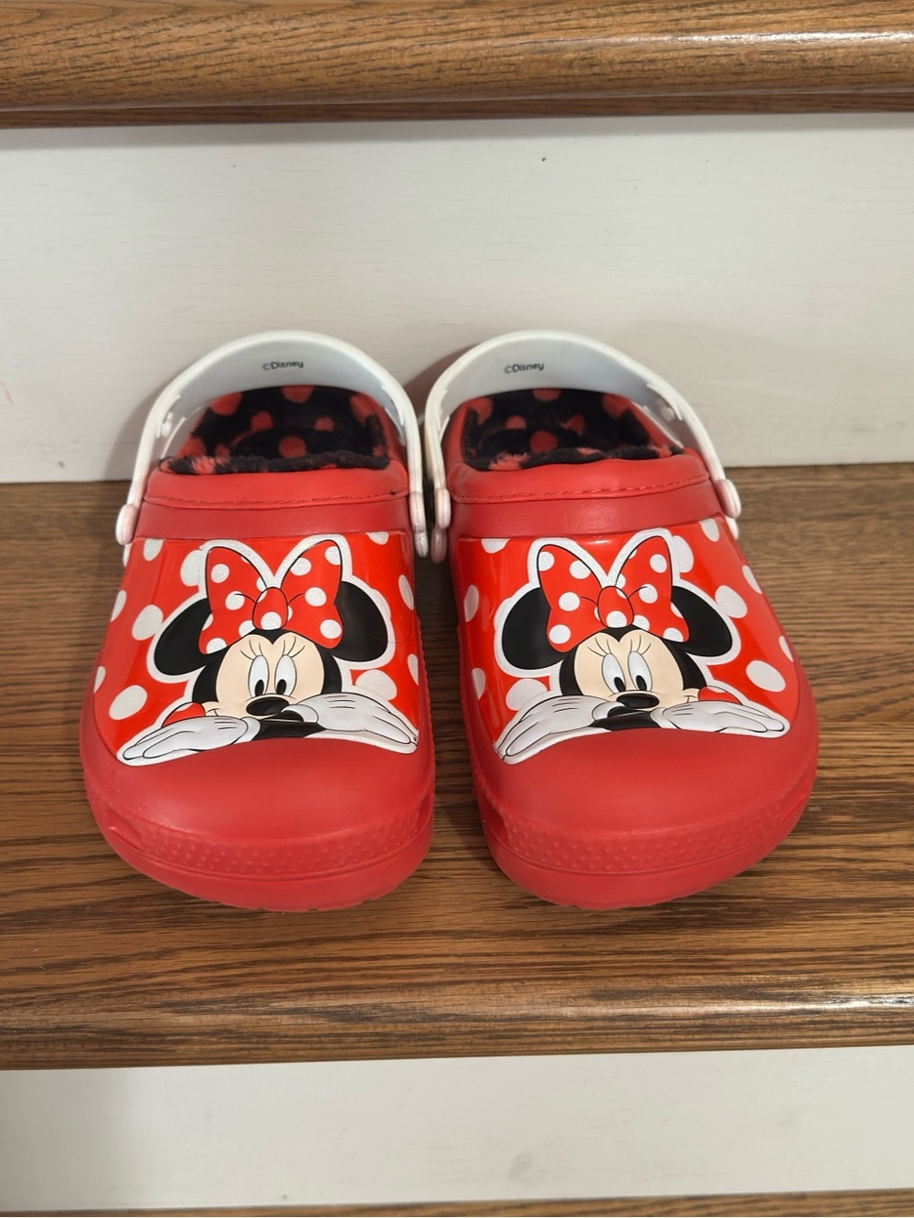 CROCS Kids Minnie Mouse Red with White Polka Dot